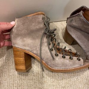 Jeffrey Campbell lace up booties